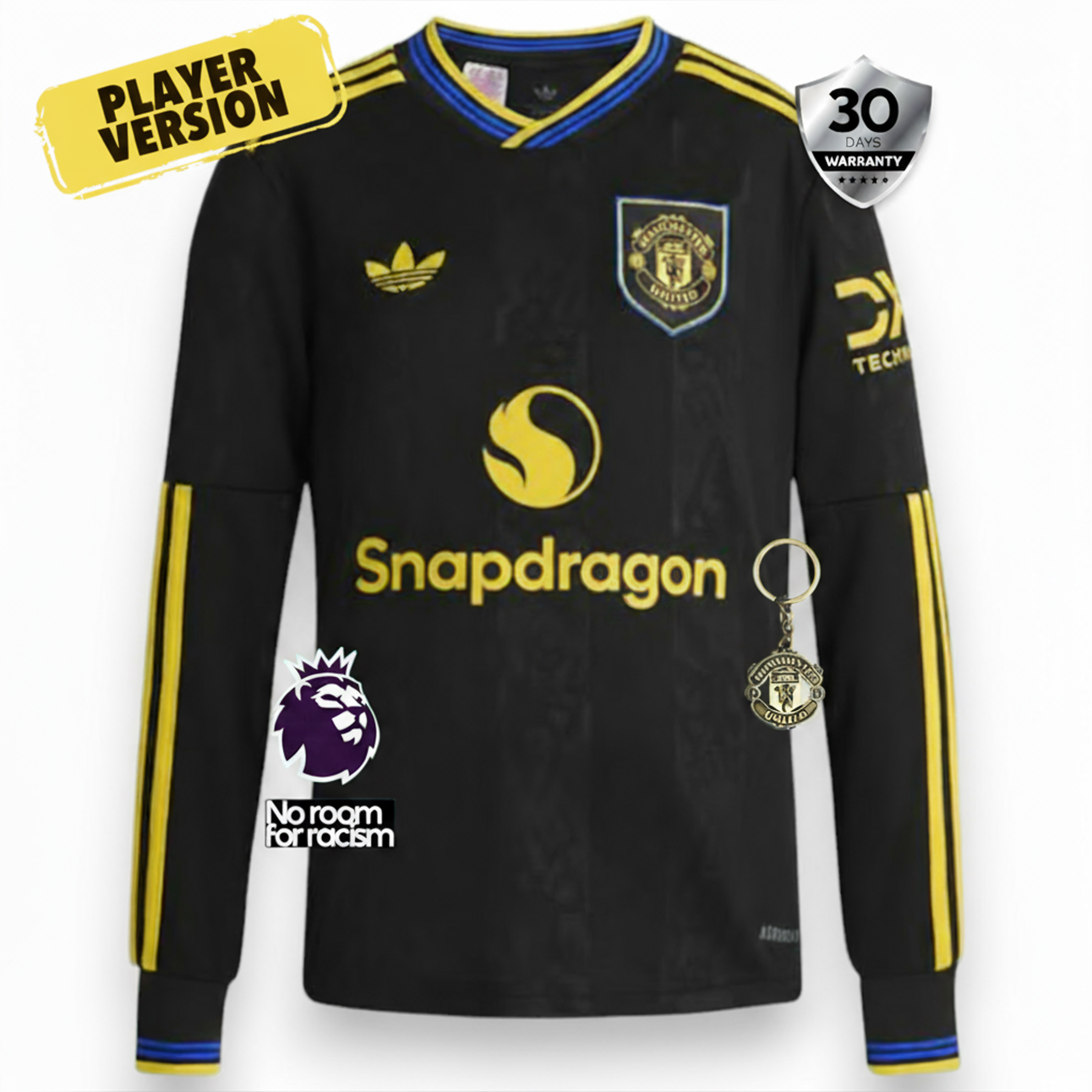 Manchester United Player Third Jersey 2025/26 - Long Sleeve