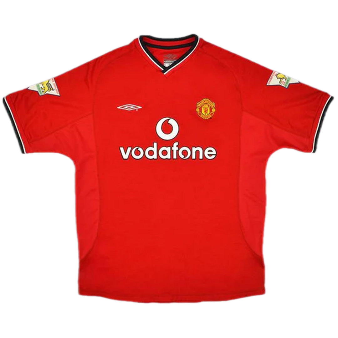 V.NISTELROOY #10 Manchester United Retro Jersey Home 2000/01