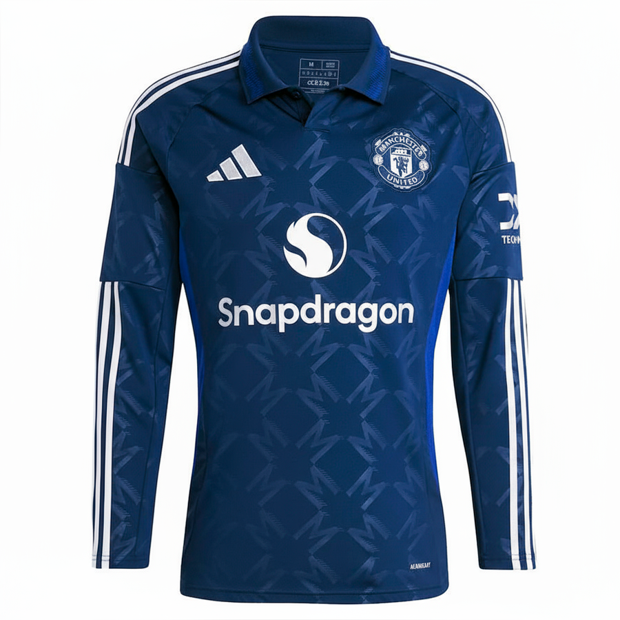 Manchester United Player Away Jersey 2024/2025 Long Sleeve