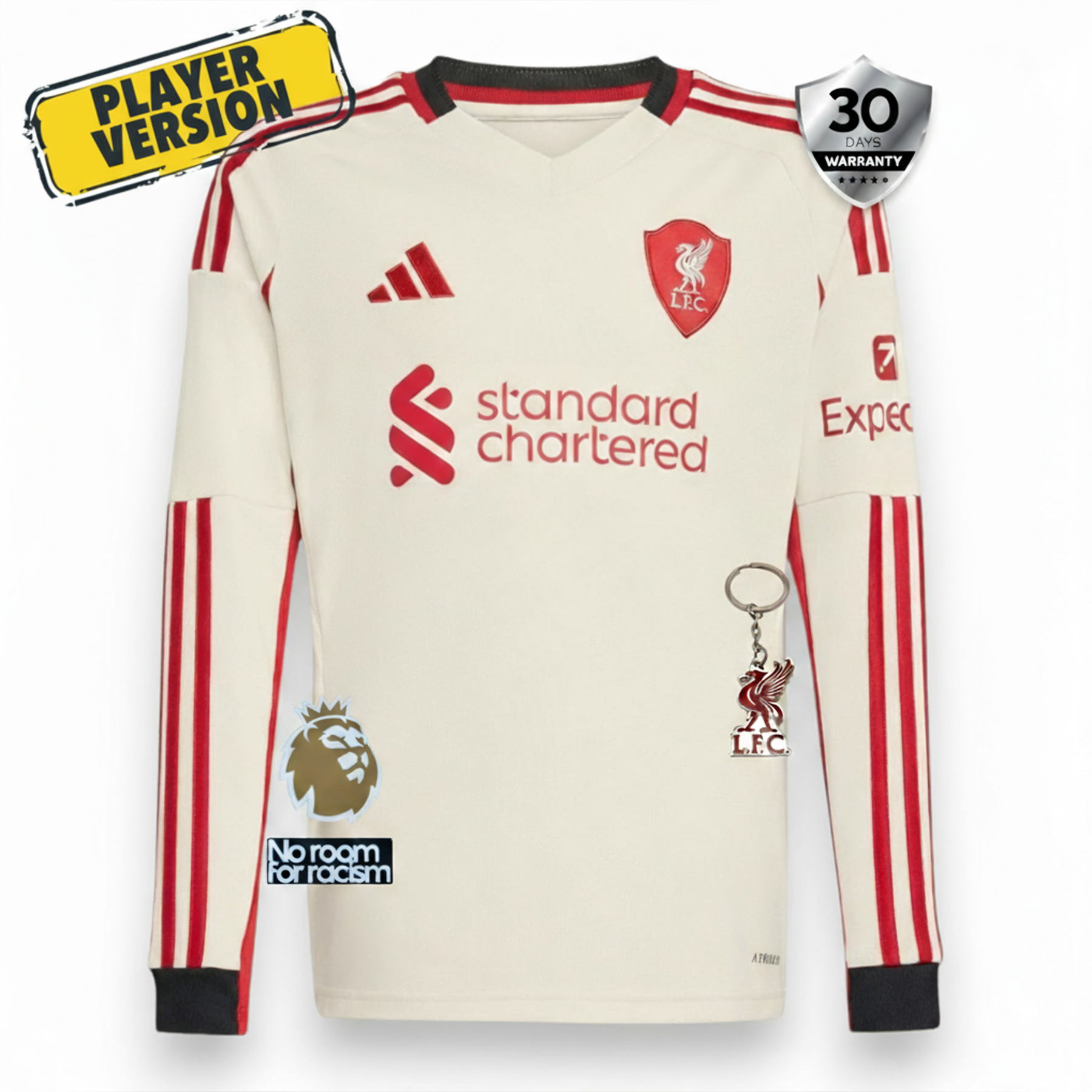 Liverpool Away Player Jersey 2025/26 - Long Sleeve