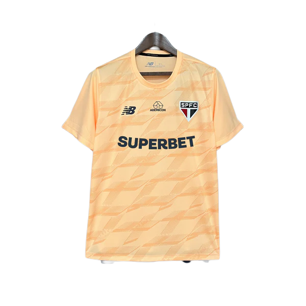 São Paulo 24/25 Training Shirt - Beige - All Sponsorships - Fan Version