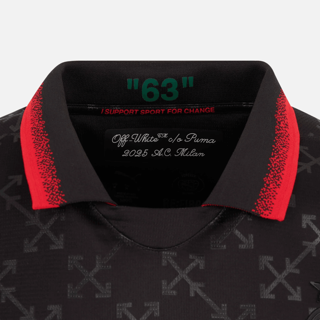 AC Milan x Off-White 24/25 - Black Jersey