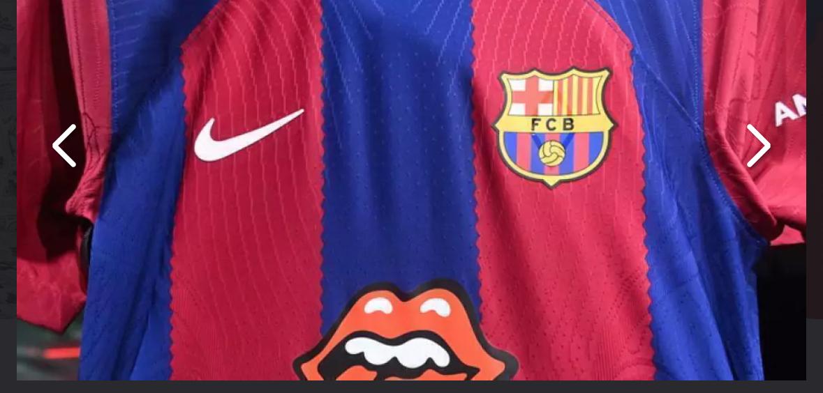 Barcelona 23/24 Rolling Stones Shirt