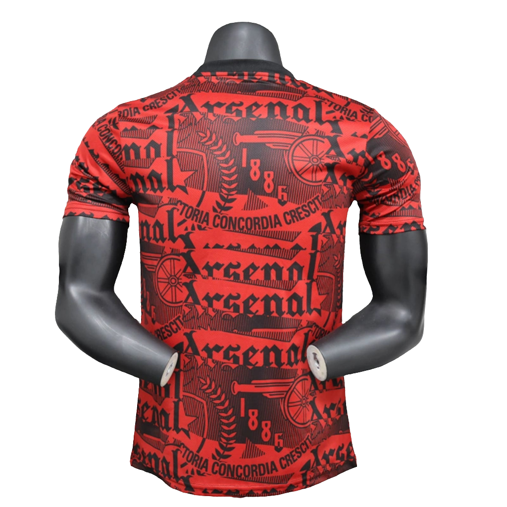 Arsenal 25/26 Training Shirt - Dark Red - Player Version