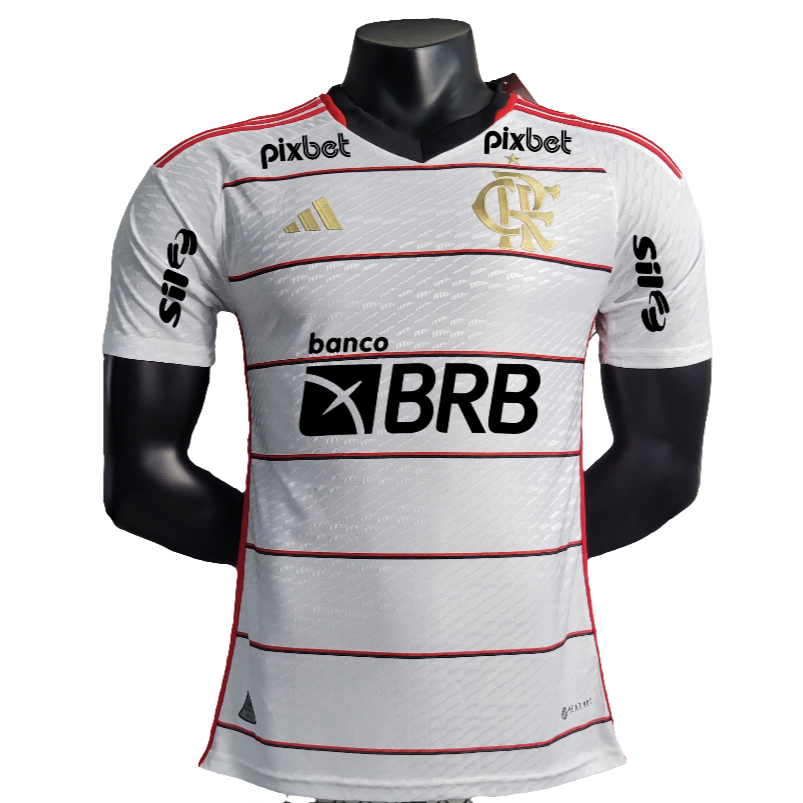 Camiseta Flamengo 23/24 II de Visitante - Todos los Patrocinios - Versión Jugador