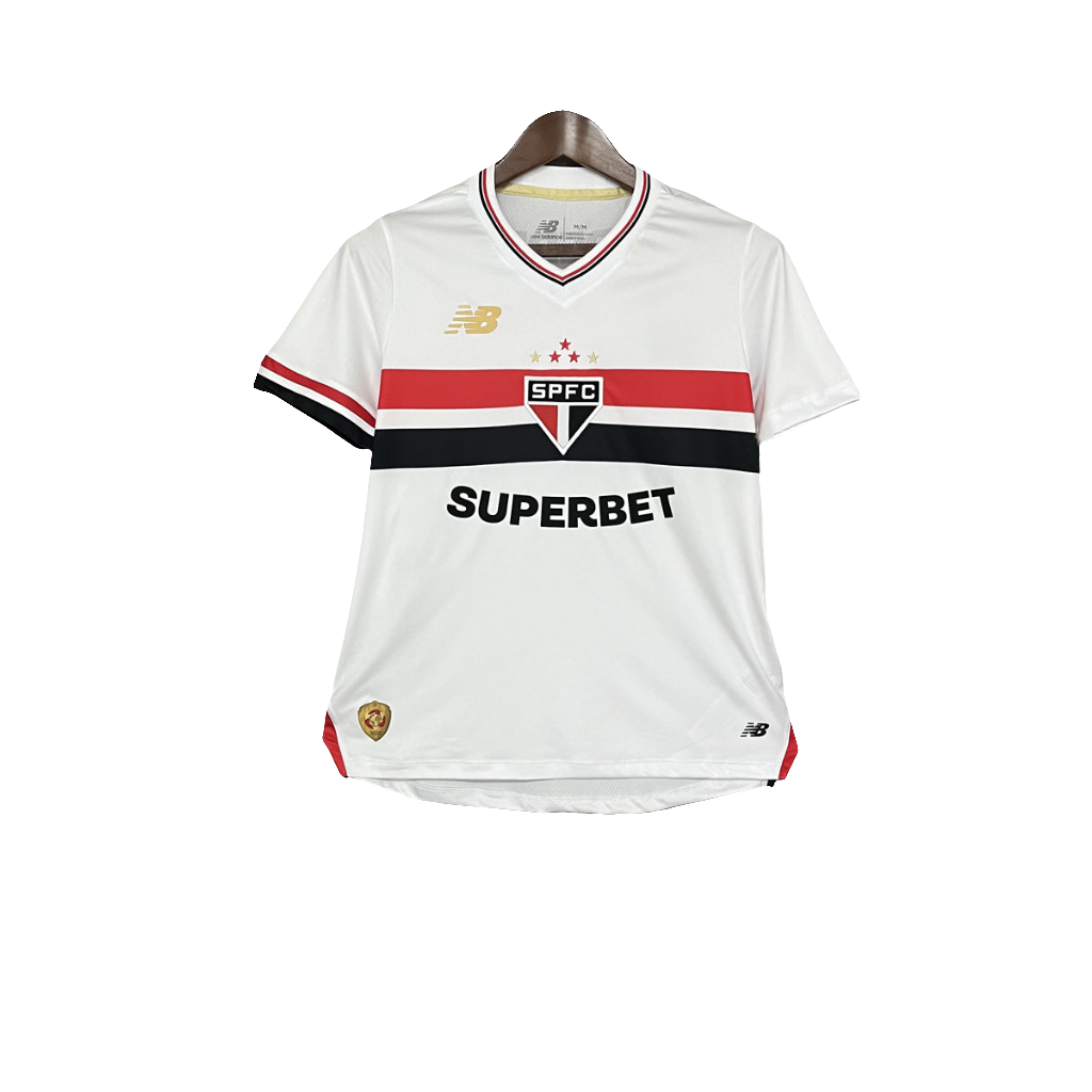 Camiseta São Paulo 25/26 I de Local - Patrocinado - Mujer