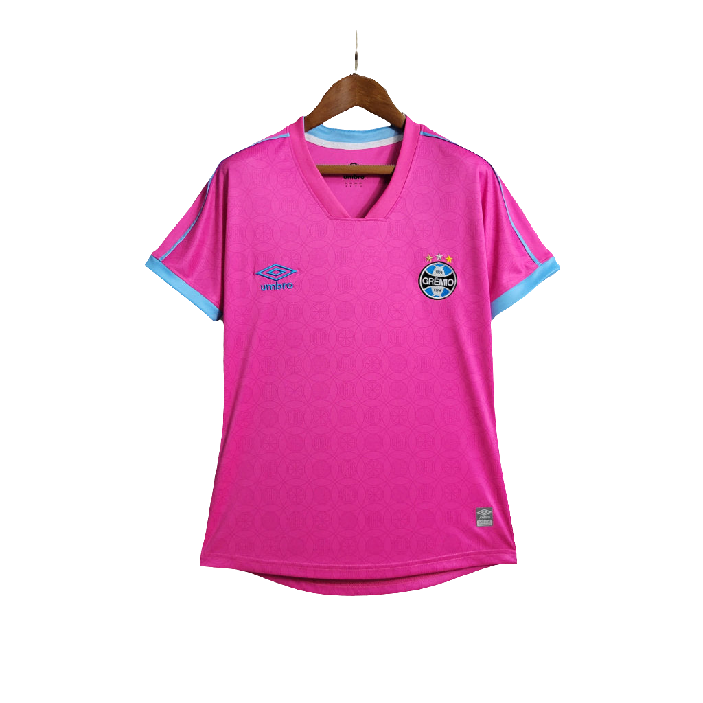 Camiseta Grêmio 23/24 Edición Octubre Rosa - Mujer
