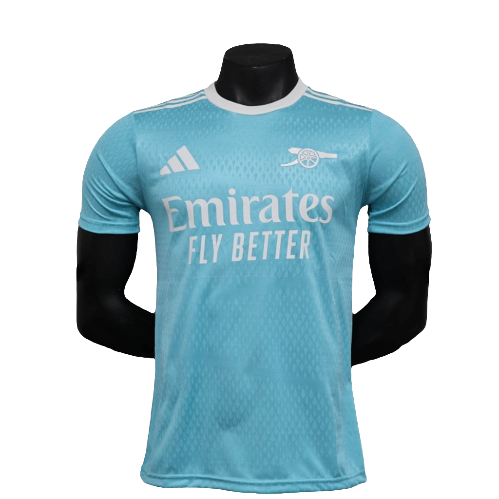 Arsenal 25/26 Pre-Match Shirt - Sky Blue - Player Version