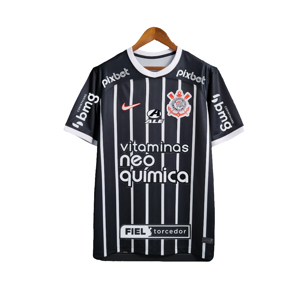 Camiseta Corinthians 23/24 II de Visitante - Todos los Patrocinios - Versión Aficionado
