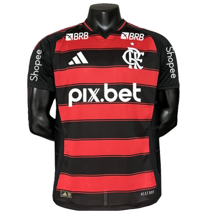 Flamengo 25/26 Home Shirt - All Sponsorships - Player Version