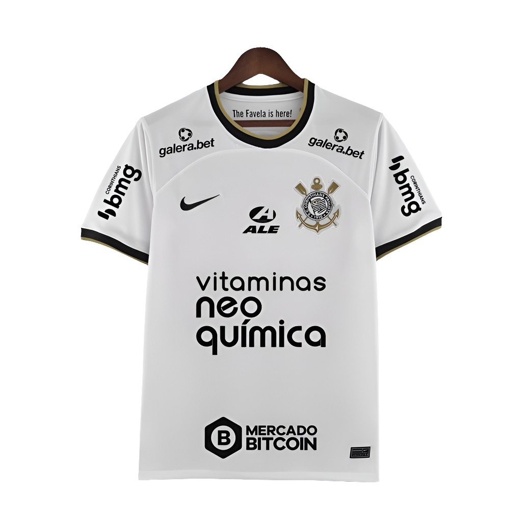 Camiseta Corinthians 22/23 I de Local - Todos los Patrocinios - Versión Aficionado