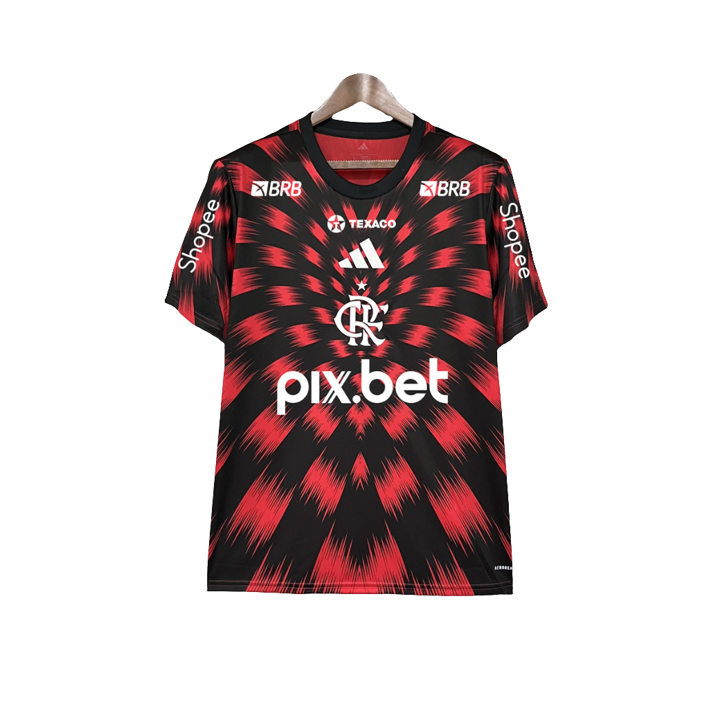 Flamengo 25/26 Pre-Match Jersey - All Sponsorships - Fan Version