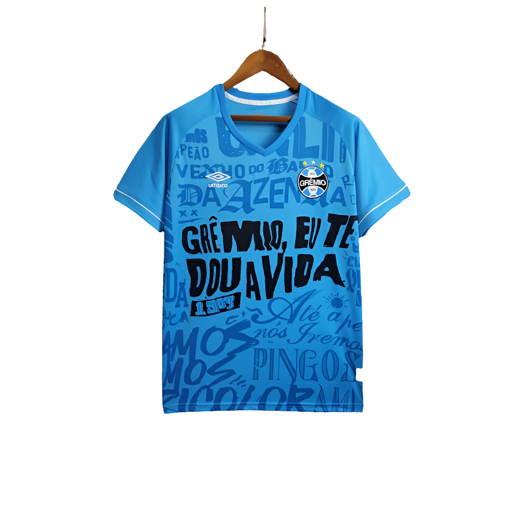Camiseta Grêmio 24/25 Edición Especial Entrenamiento - Azul - Versión Aficionado