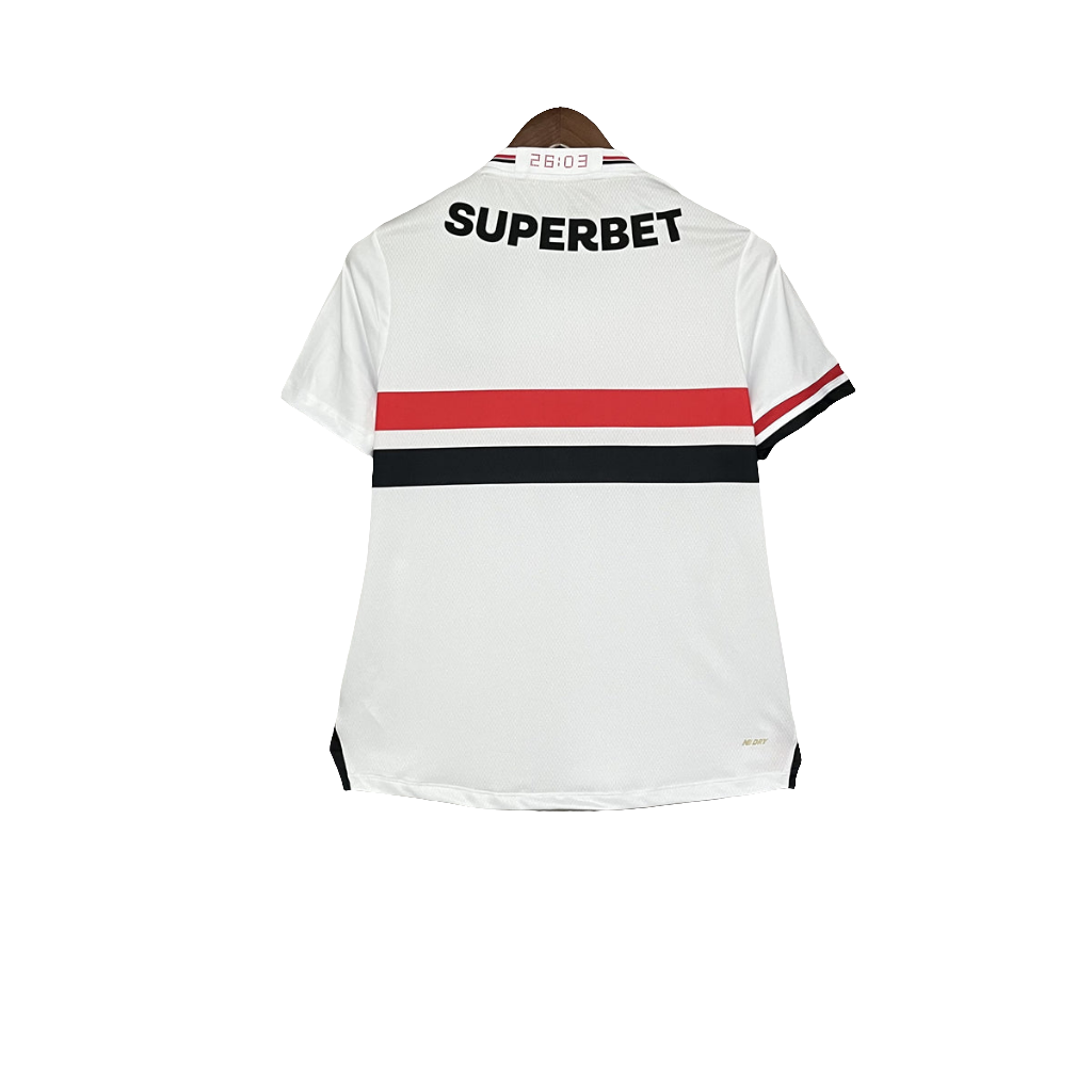 Camiseta São Paulo 25/26 I de Local - Patrocinado - Mujer