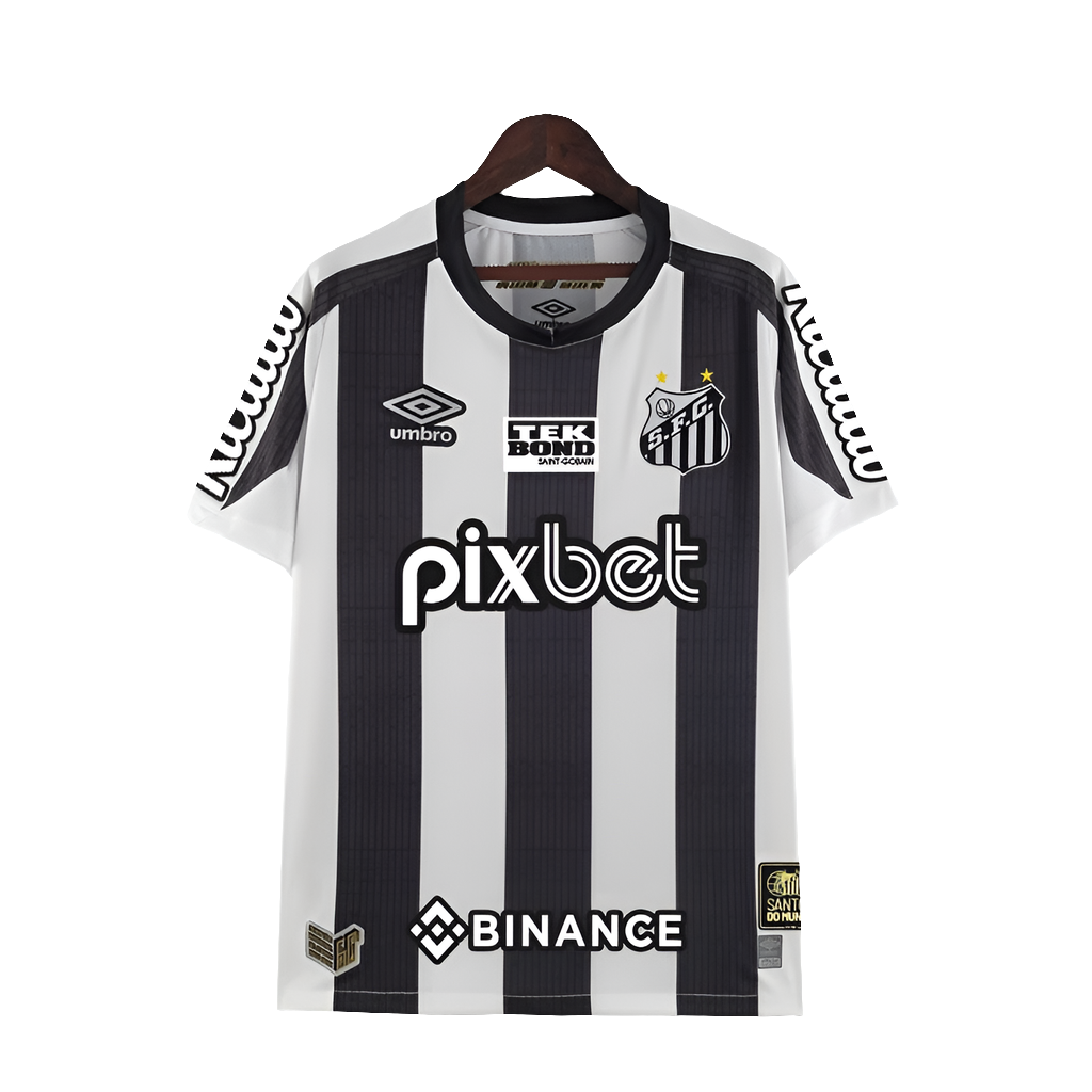 Camiseta Santos 22/23 II de Visitante - Todos los Patrocinios - Versión Aficionado