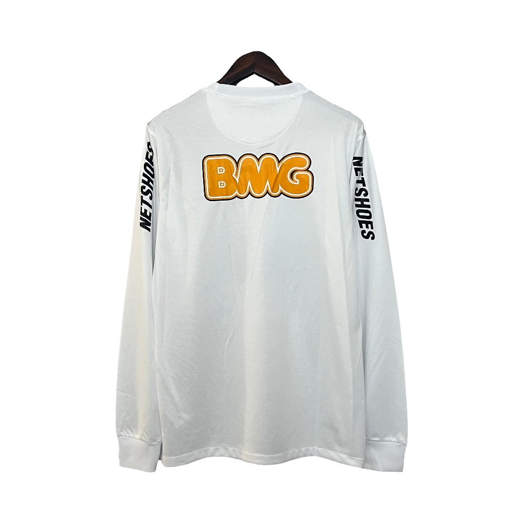 Santos 11/12 Home Shirt - Long Sleeve Retro Version