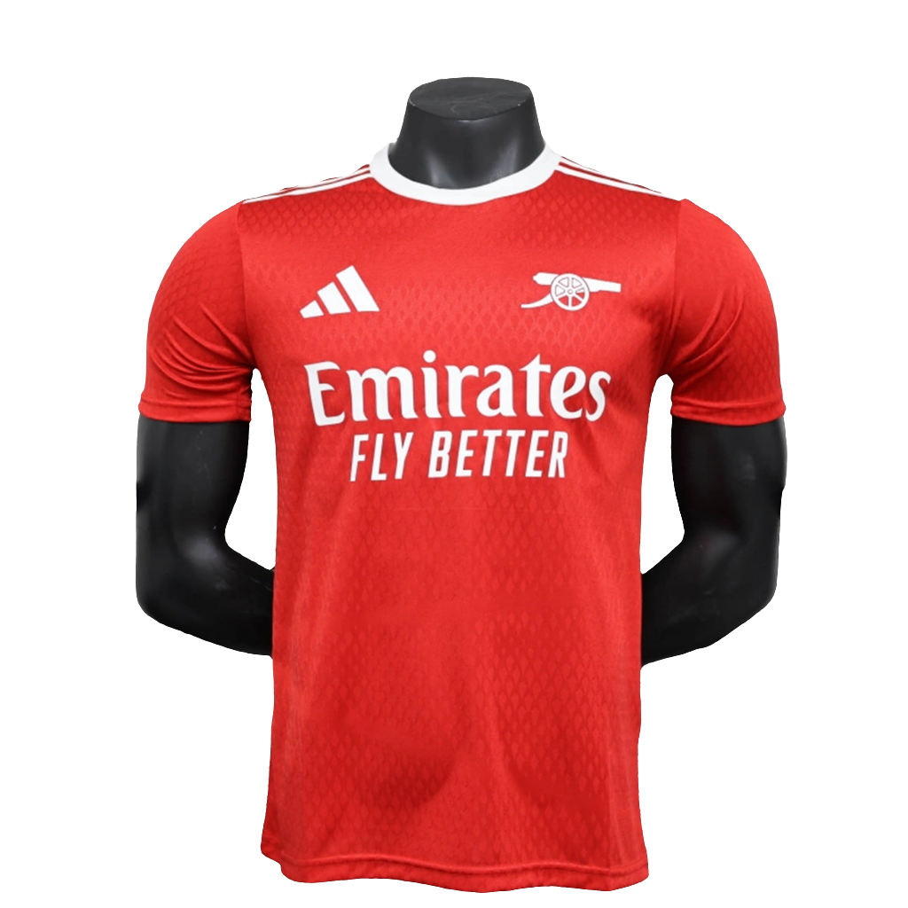 Camiseta Arsenal 25/26 Pre-Partido - Rojo - Versión Jugador