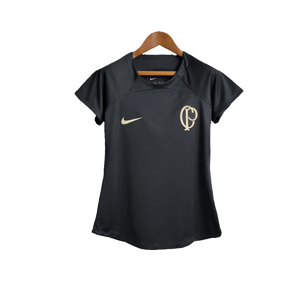 Camiseta Corinthians 22/23 Entrenamiento - Negro - Mujer