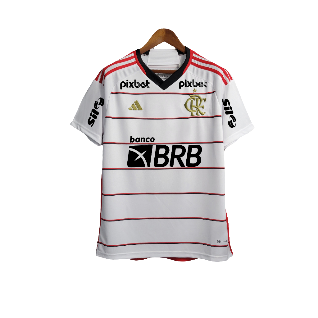 Camiseta Flamengo 23/24 II de Visitante - Todos los Patrocinios - Versión Aficionado