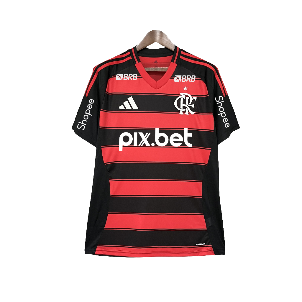 Camiseta Flamengo 25/26 I de Local - Todos los Patrocinios - Versión Aficionado