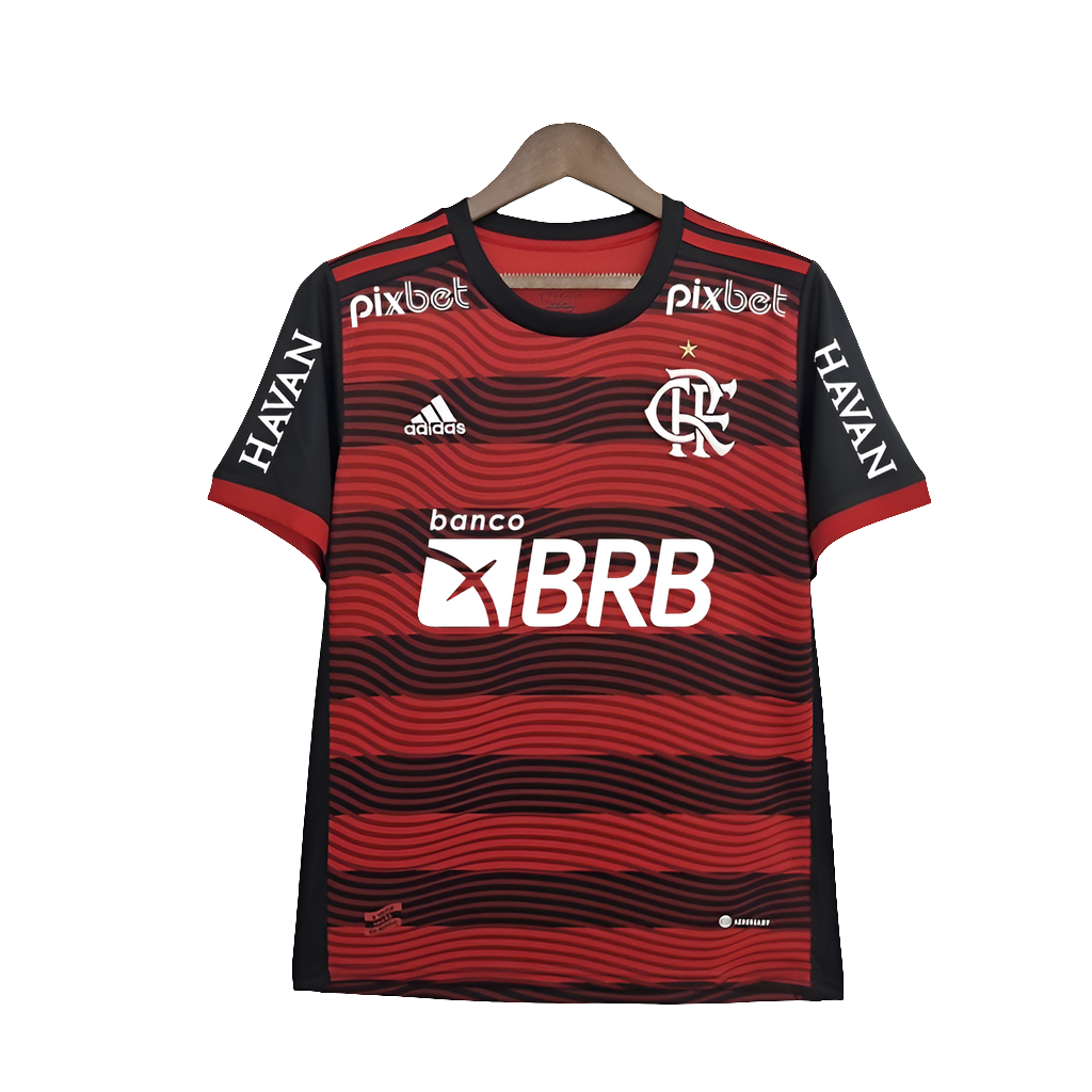 Flamengo 22/23 Home Shirt - All Sponsorships - Fan Version