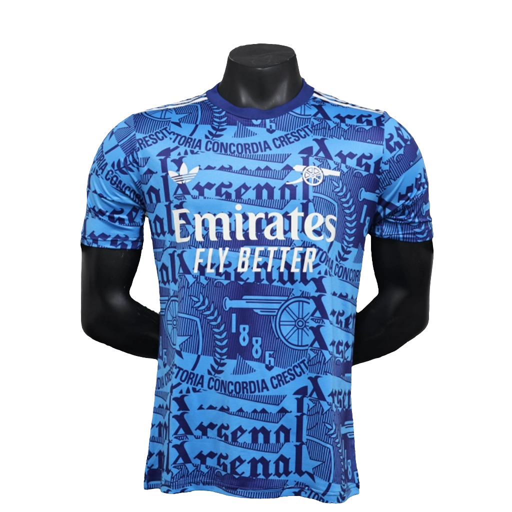 Arsenal 25/26 Pre-Match Jersey - Blue - Player Version