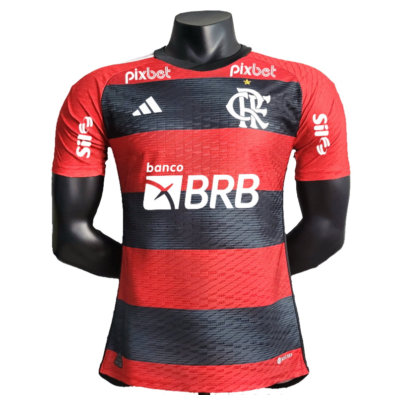 Flamengo 23/24 Home Shirt - All Sponsorships - Player Version