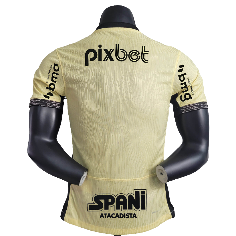 Camiseta Corinthians 23/24 III Tercera - Todos los Patrocinios - Versión Jugador