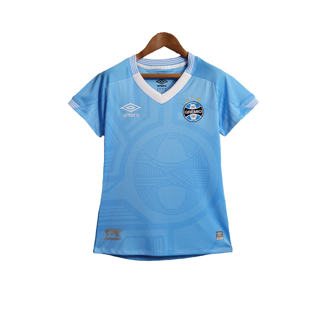 Camiseta Grêmio 23/24 Edición Especial - Azul Celeste - Mujer