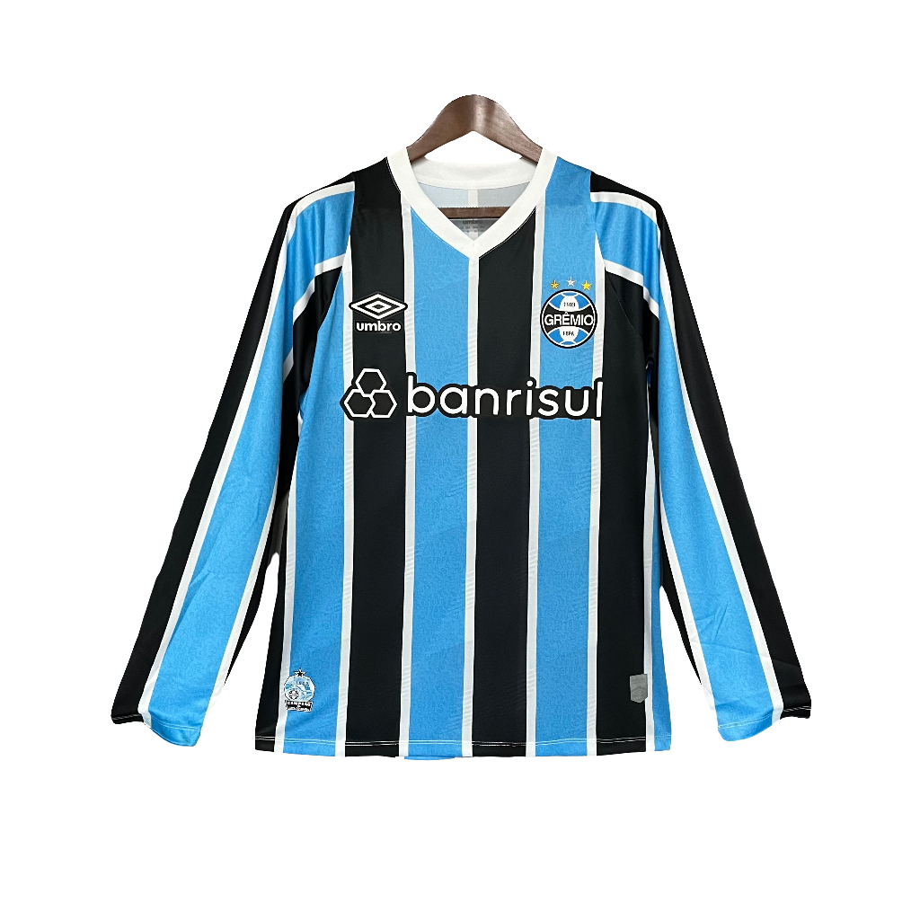 Camiseta Grêmio 24/25 I de Local - Manga Larga