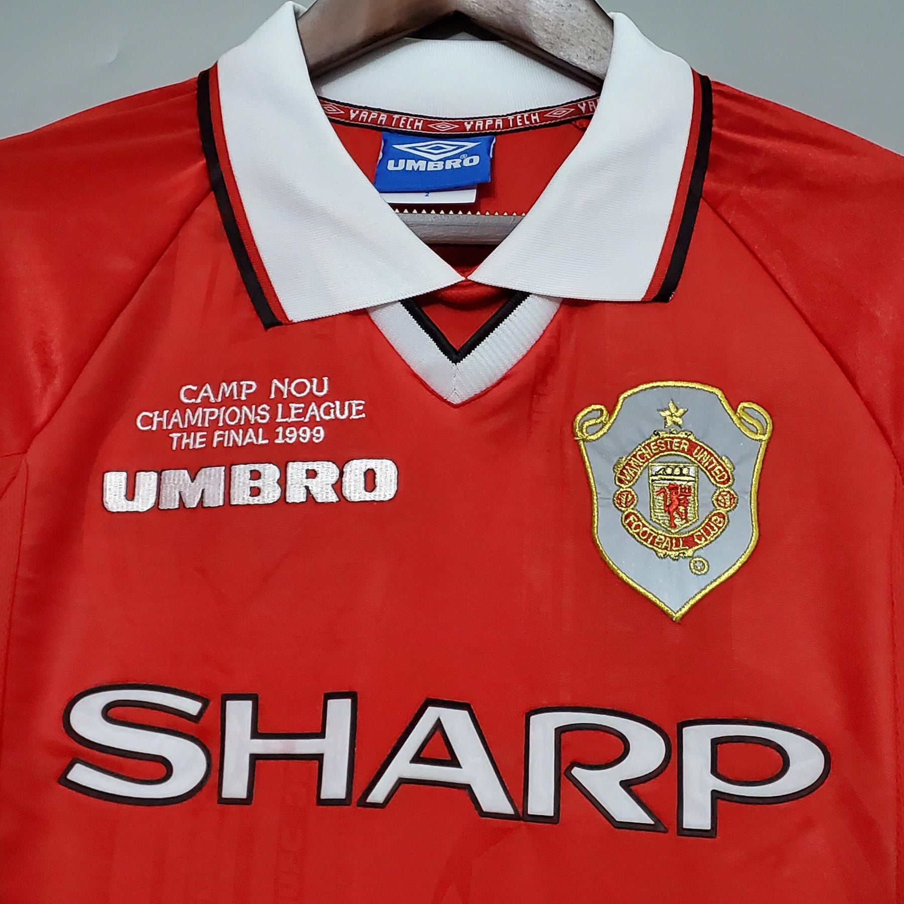 Manchester United Retro Jersey home 1999/00 - Long Sleeve