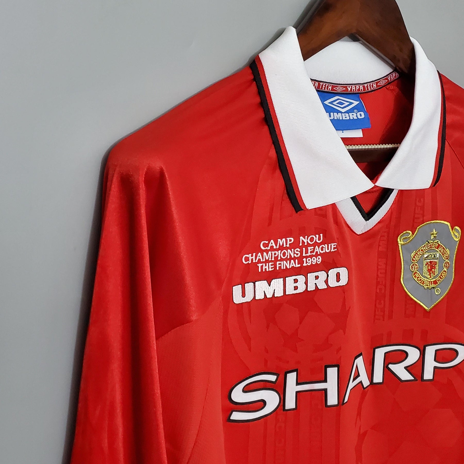 Manchester United Retro Jersey home 1999/00 - Long Sleeve