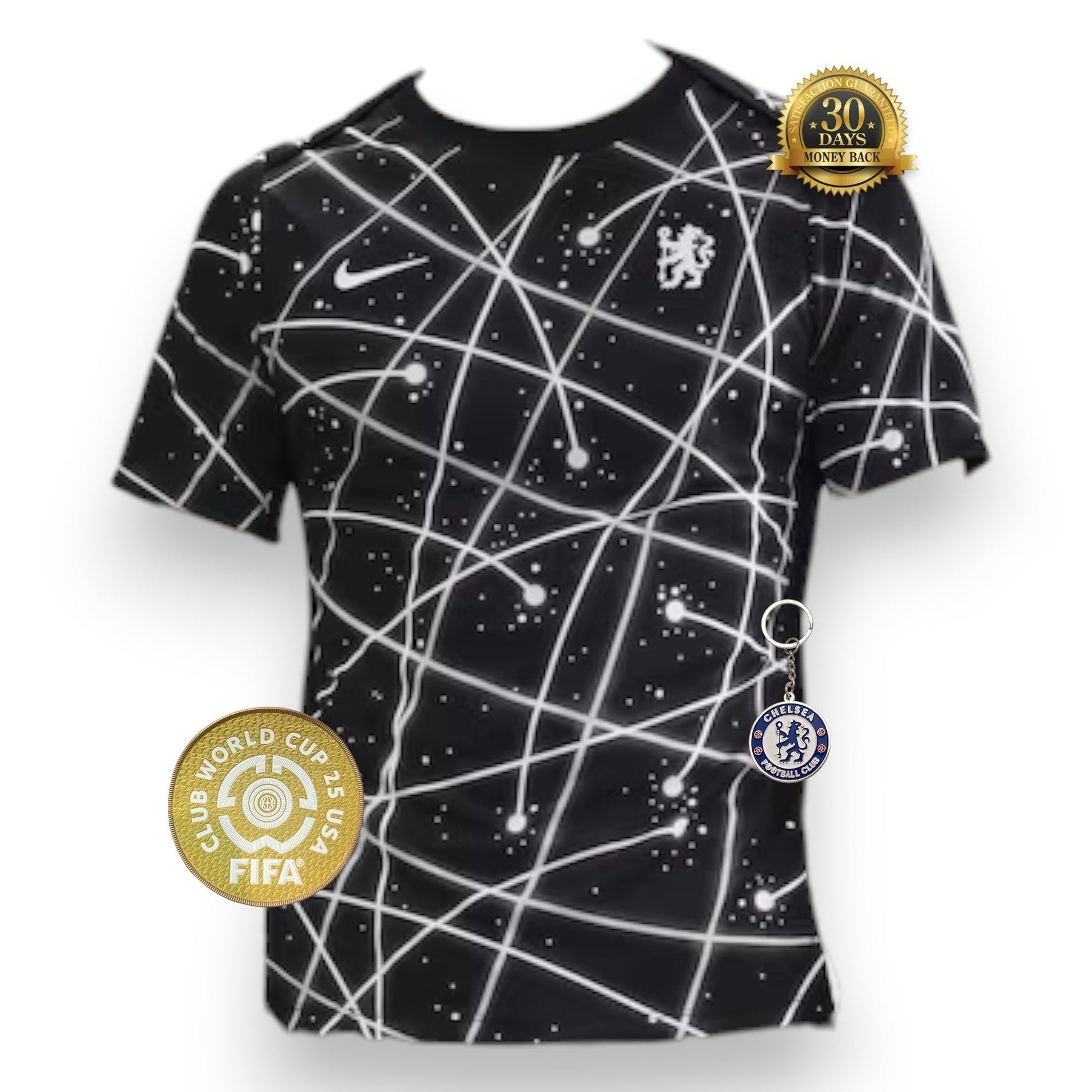 Chelsea World Cup Pre Match Top Jersey - Black 2025/2026