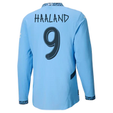 #9 Haaland Manchester City Home Jersey 2024/2025 Long Sleeve