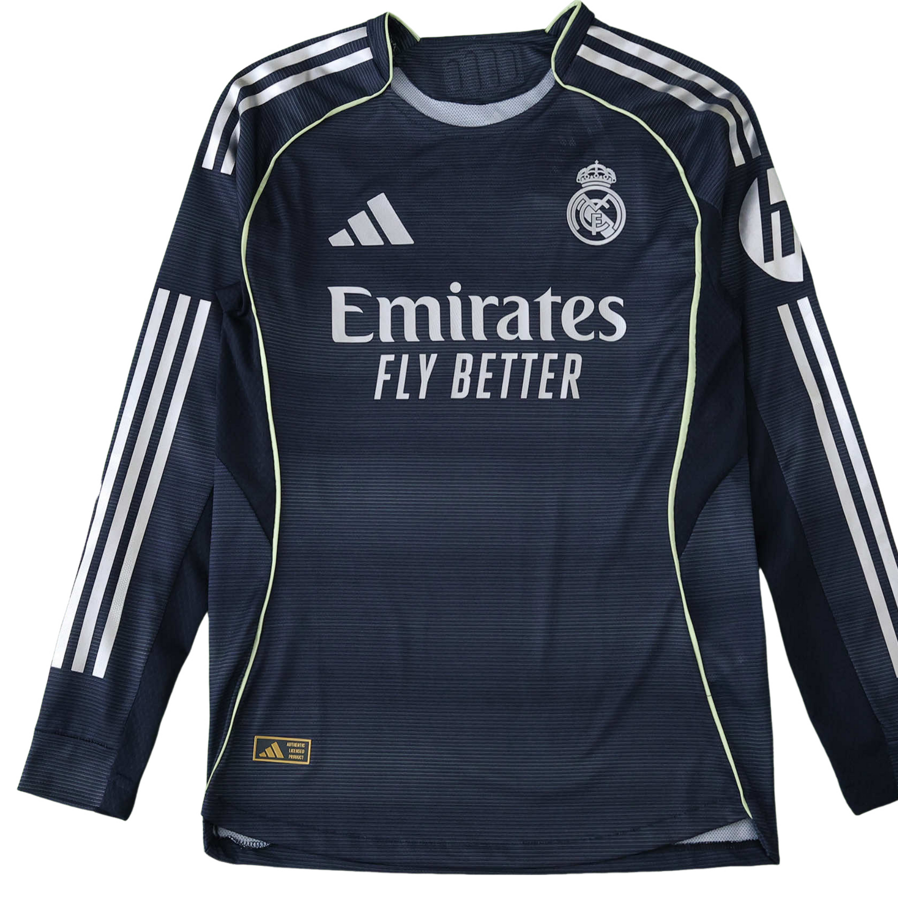 Camiseta Real Madrid 25/26 II Manga Larga - Versión Aficionado