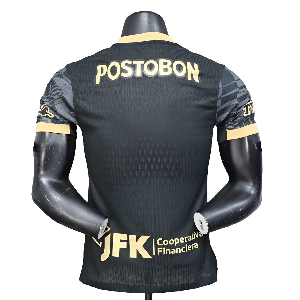 Camiseta Atletico Nacional 25/26 Edición Negra - Versión Jugador