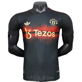 Camiseta Manchester United 25/26 Entrenamiento - Negro - Versión Jugador