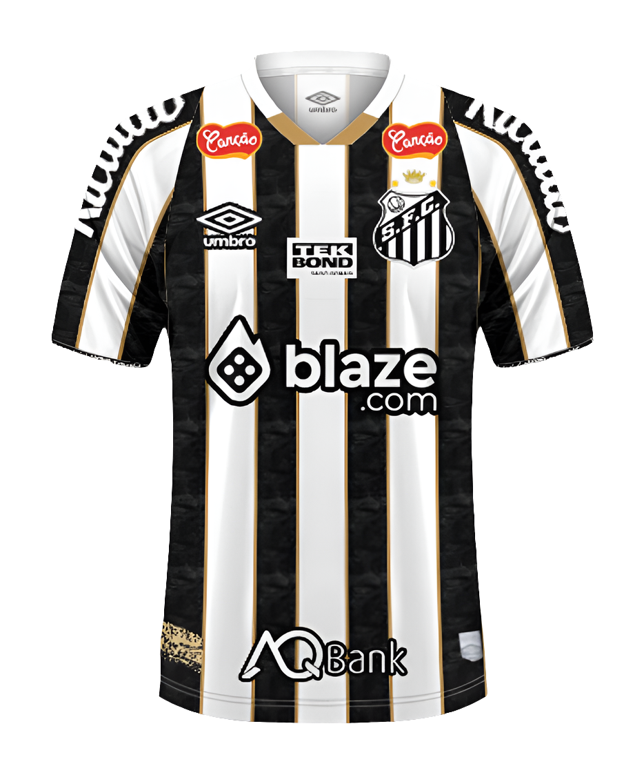 Camiseta Santos 24/25 II de Visitante - Todos los Patrocinios - Versión Aficionado