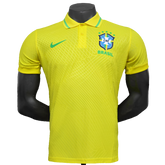 Camiseta Brasil 25/26 Edición Polo - Amarillo - Versión Jugador