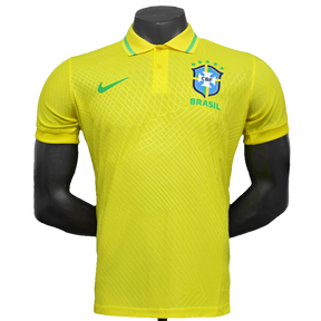 Camiseta Brasil 25/26 Edición Polo - Amarillo - Versión Jugador
