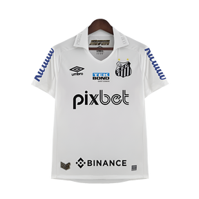 Camiseta Santos 22/23 I de Local - Todos los Patrocinios - Versión Aficionado