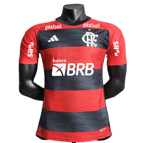 Camiseta Flamengo 23/24 I de Local - Todos los Patrocinios - Versión Jugador