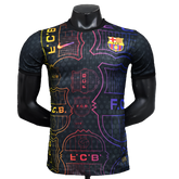 Camiseta Barcelona 25/26 Edición Especial - Negro, Amarillo e Rojo - Versión Jugador
