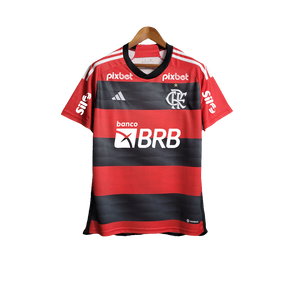 Camiseta Flamengo 23/24 I de Local - Todos los Patrocinios - Versión Aficionado