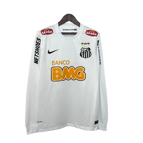Camiseta Santos 11/12 I de Local - Manga Larga Versión Retro