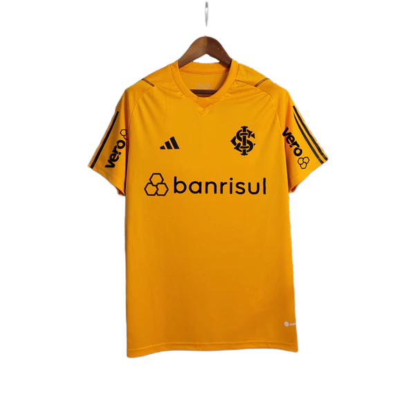 Camiseta Internacional 23/24 Entrenamiento - Naranja - Todos los Patrocinios - Versión Aficionado