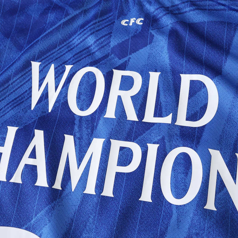 Kids Chelsea Home Kit 25/26 with World Champions 25 printing