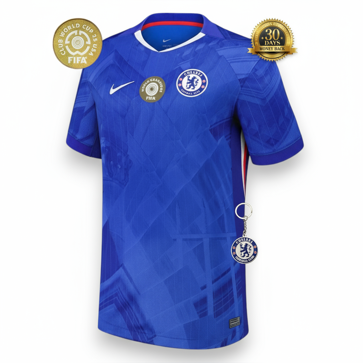 Chelsea Player Home Jersey 25/26 with World Champions - Patch