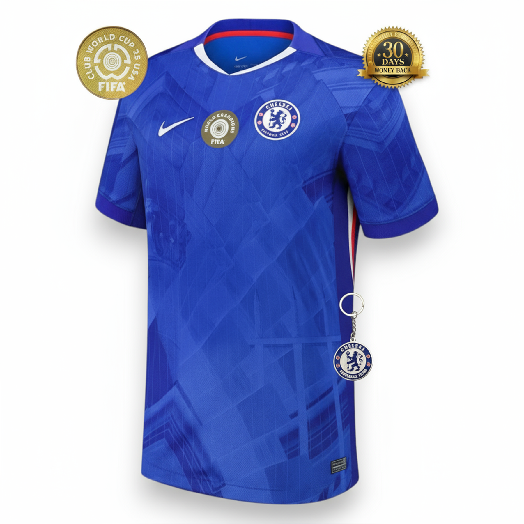 Chelsea Player Home Jersey 25/26 with World Champions - Patch