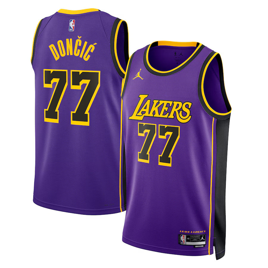 Regata NBA de Luka Dončić - Los Angeles Lakers - Edición Statement 2024 - Morada - Unisex
